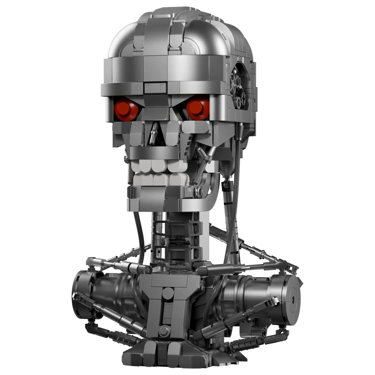 Terminator T-800 Büste Bausatz Bausteine 858 Teile Produktfoto