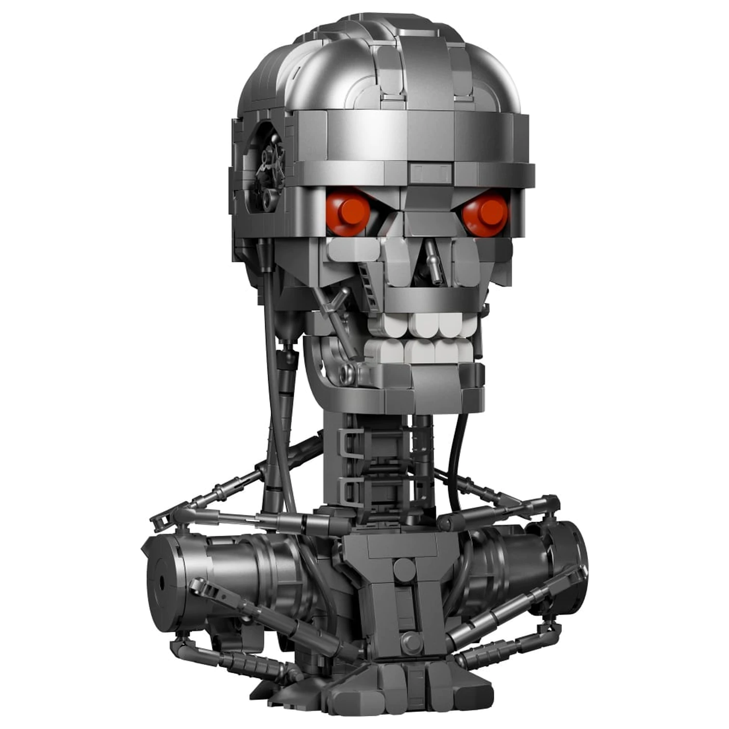 Terminator T-800 Büste Bausatz Bausteine 858 Teile Produktfoto