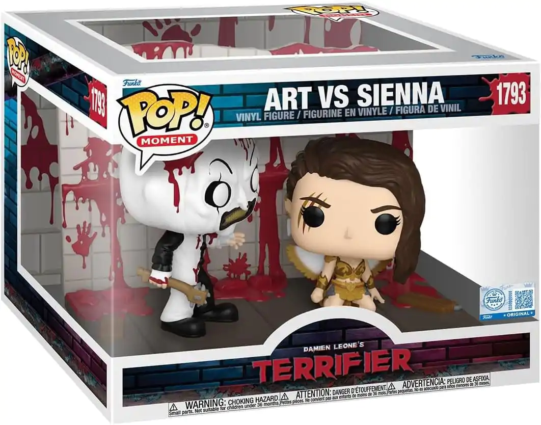 Terrifier 2 Funko POP Moments Vinyl Figuren Art vs Sienna 9 cm Produktfoto