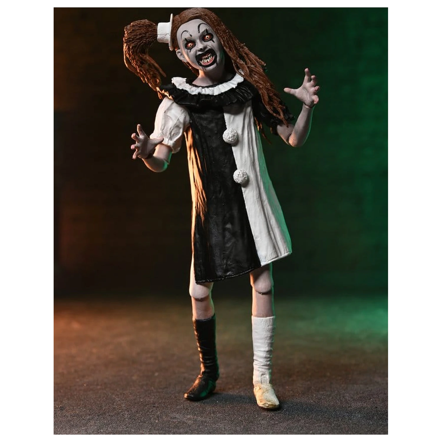 Terrifier 2 2er-Pack Action-Figuren Ultimate Art the Clown & Little Pale Girl 18 cm Produktfoto