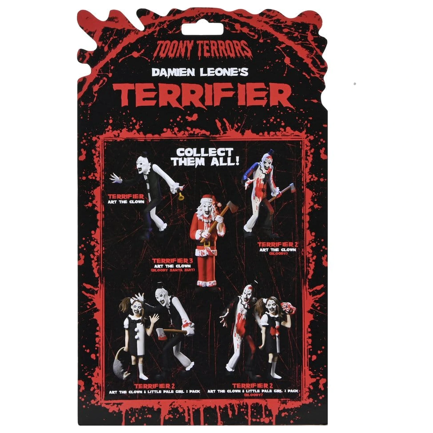Terrifier 3 Toony Terrors Actionfigur Santa Suit Art the Clown (Bloody Version) 15 cm Produktfoto