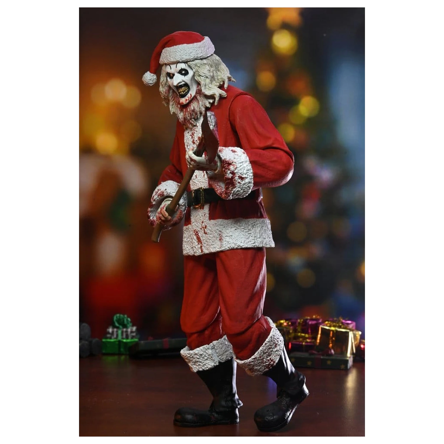 Terrifier 3 Actionfigur Ultimate Santa Suit Art the Clown (Bloody Version) 18 cm Produktfoto