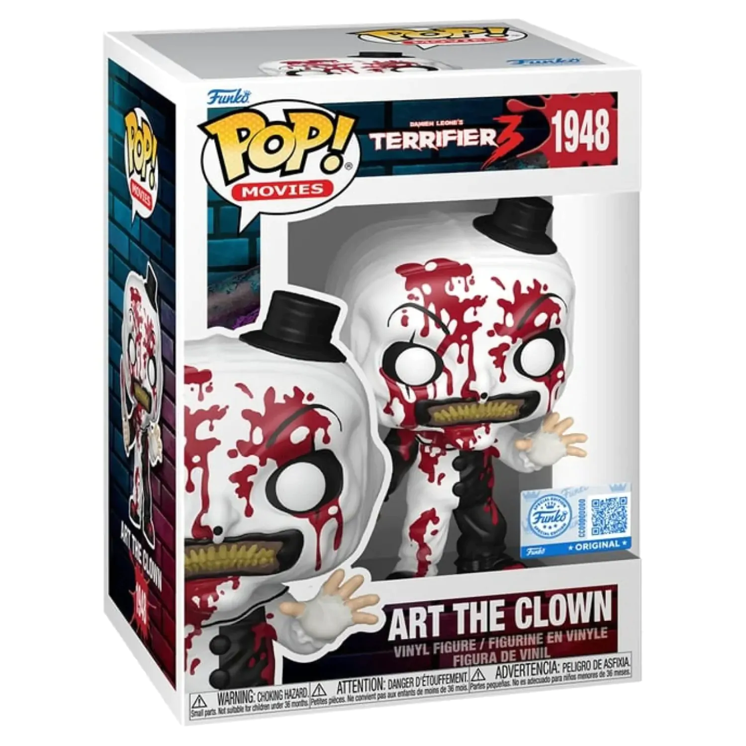 Terrifier Funko POP! Figur - Art the Clown (Bloody) Produktfoto