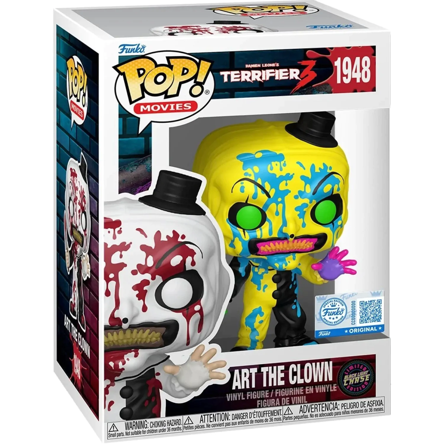 Terrifier Funko POP! Figur - Art the Clown (Bloody) Chase Produktfoto