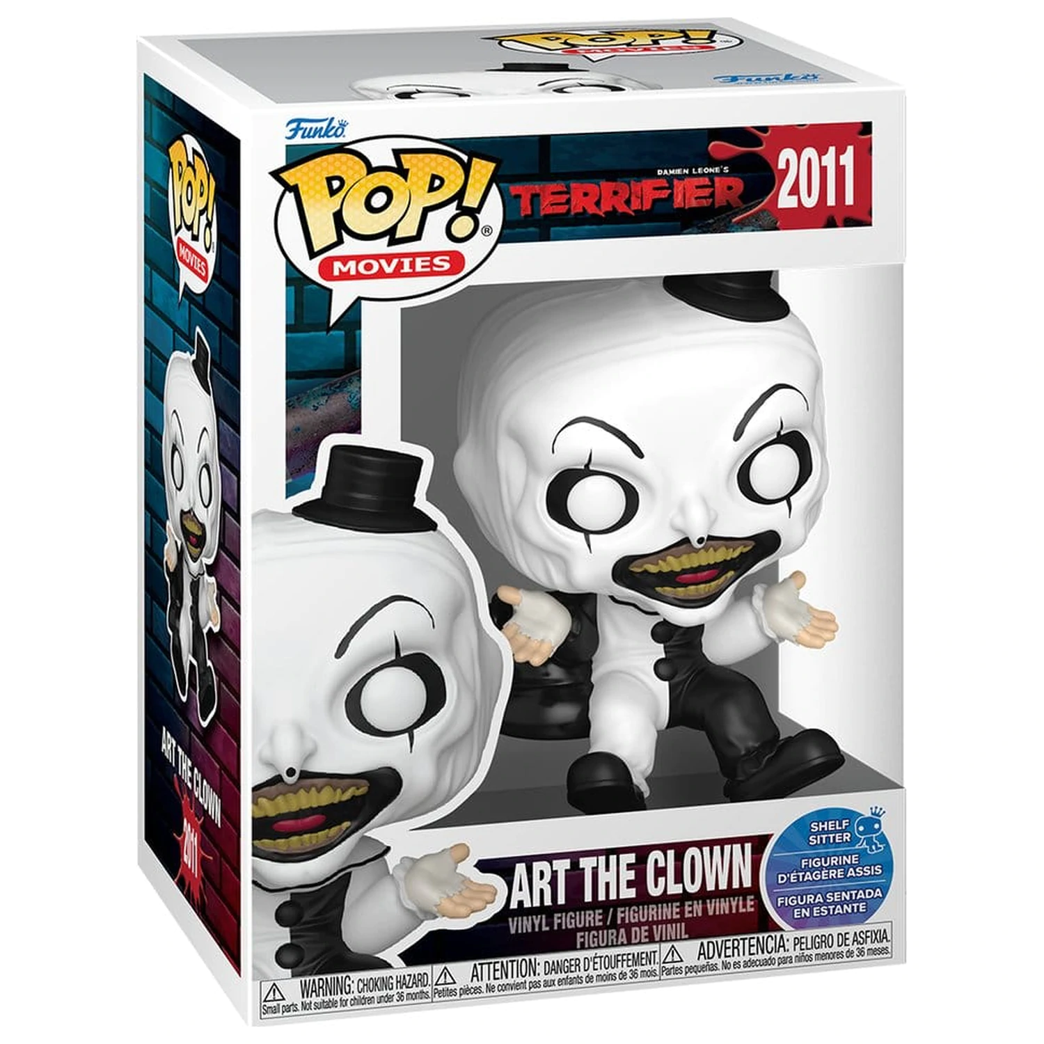 Terrifier Funko POP! Movies Vinyl Figur Art the Clown (Horror Sitters) 9 cm Produktfoto