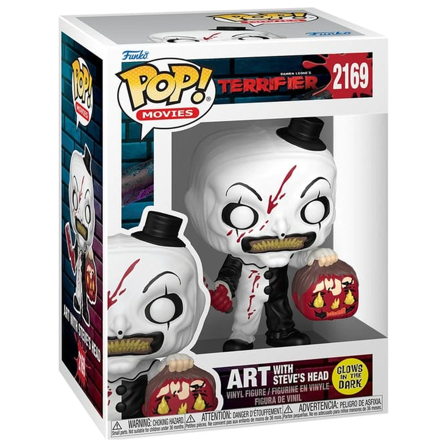 Terrifier Funko POP! Movies Vinyl Figur Art with Head 9 cm Produktfoto