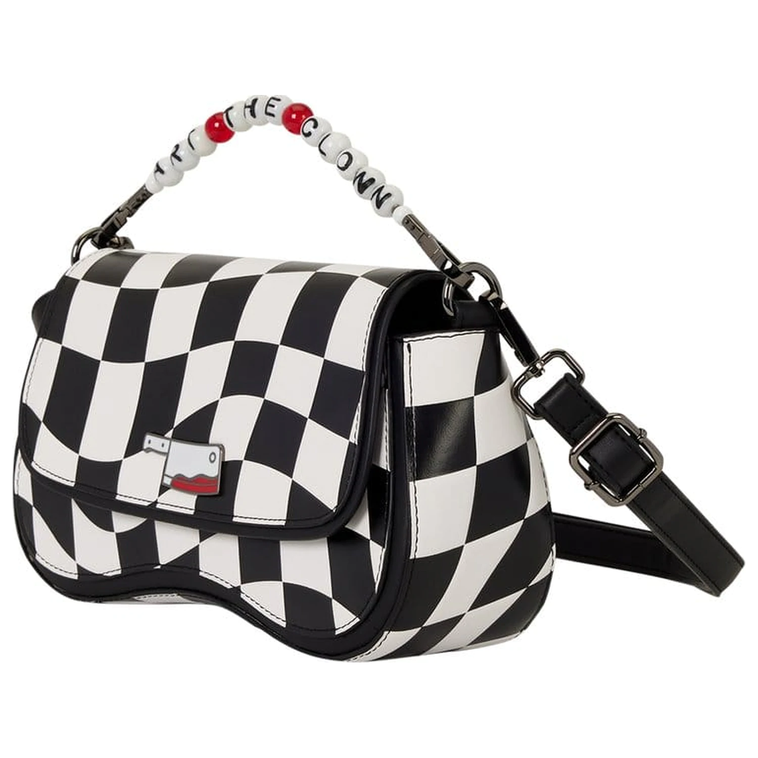 Terrifier by Loungefly Umhängetasche Art the Clown Checkered Produktfoto