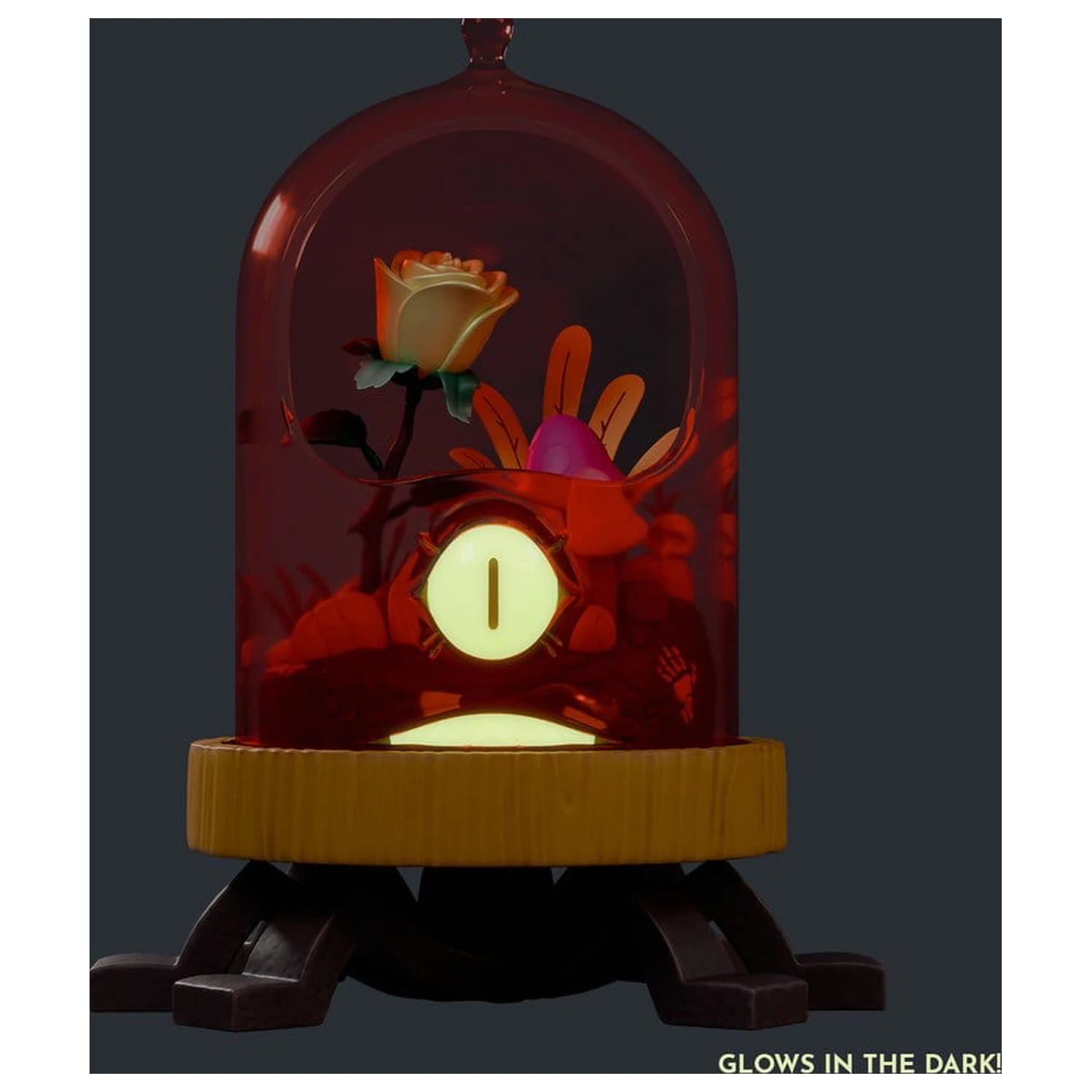 Terrorium PVC Figur Krabbe Glocke (leuchtet im Dunkeln) 16 cm Produktfoto