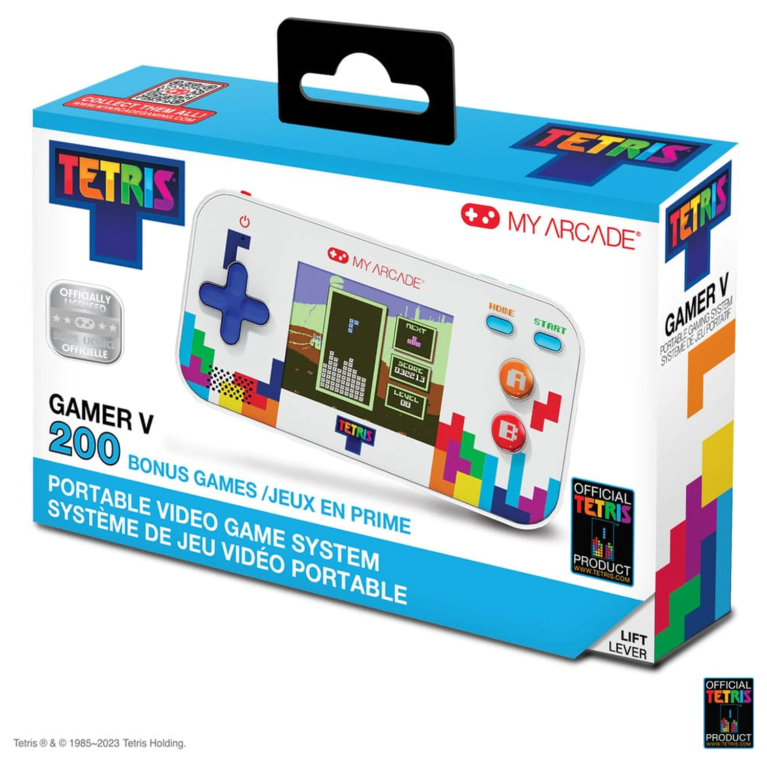 Tetris Tragbar Video Gaming System Gamer V Produktfoto
