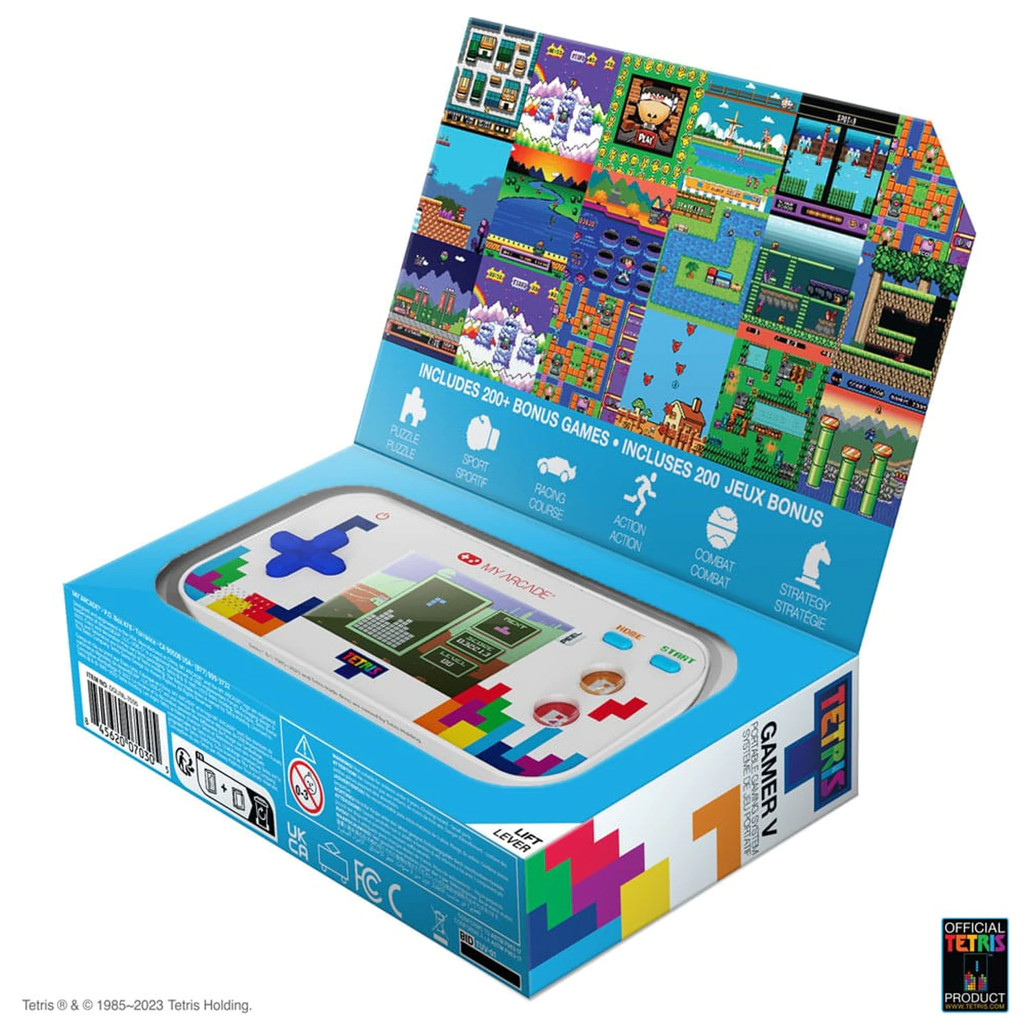 Tetris Tragbar Video Gaming System Gamer V Produktfoto