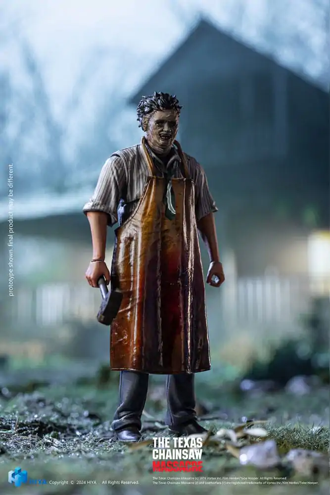 Texas Chainsaw Massacre (1974) Exquisite Mini Actionfigur 1/18 LeatherFace - Killing Mask 11 cm termékfotó