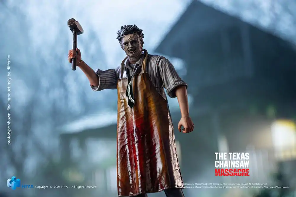 Texas Chainsaw Massacre (1974) Exquisite Mini Actionfigur 1/18 LeatherFace - Killing Mask 11 cm termékfotó