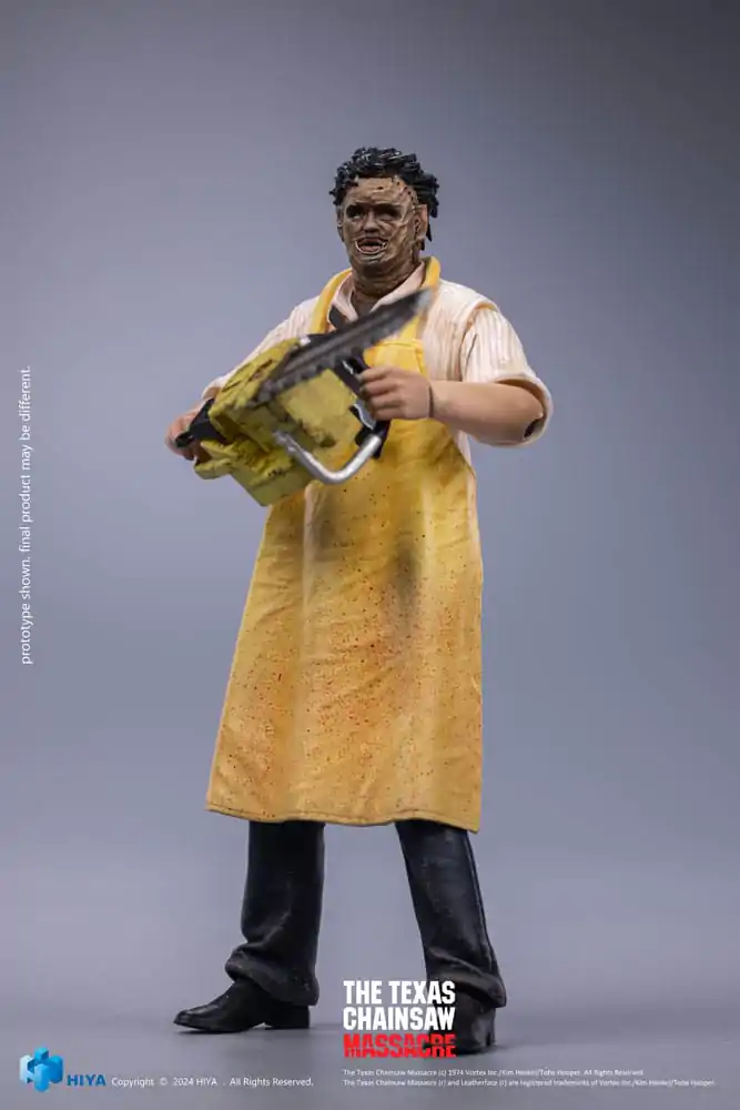 Texas Chainsaw Massacre (1974) Exquisite Mini Actionfigur 1/18 LeatherFace - Killing Mask Standard Ver. 11 cm termékfotó