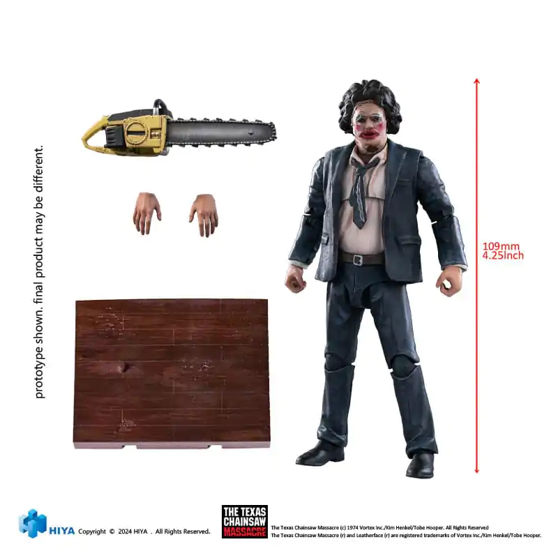 Texas Chainsaw Massacre (1974) Exquisite Mini Actionfigur 1/18 LeatherFace - Pretty Woman Mask 11 cm termékfotó