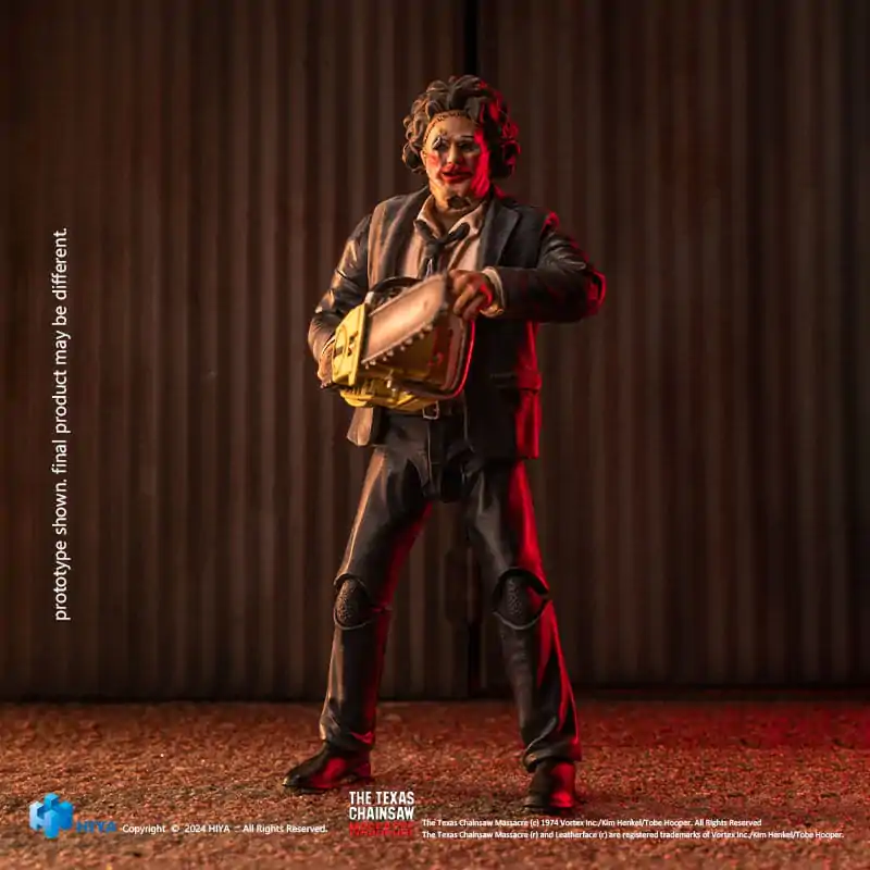 Texas Chainsaw Massacre (1974) Exquisite Mini Actionfigur 1/18 LeatherFace - Pretty Woman Mask 11 cm termékfotó