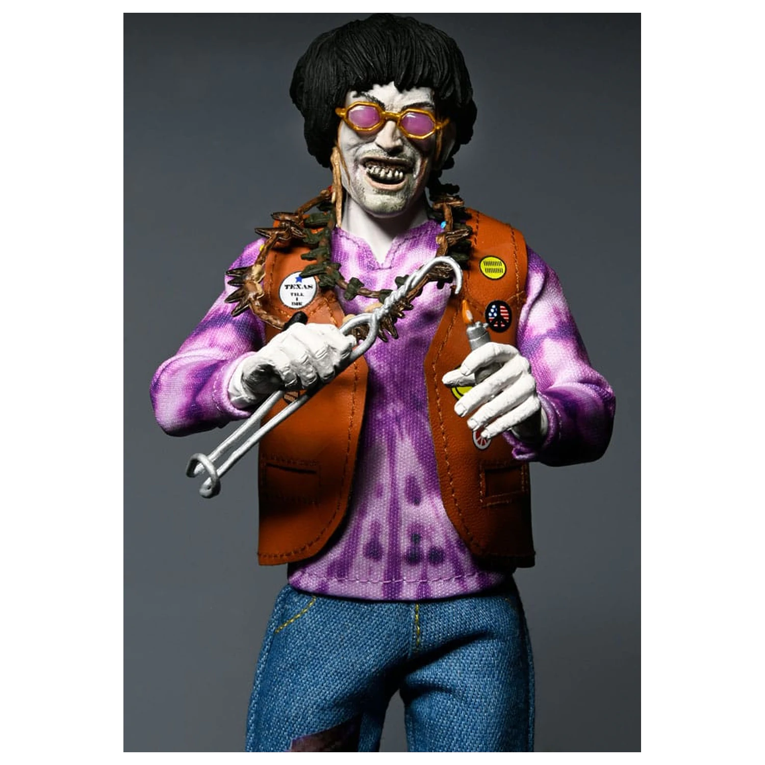 Texas Chainsaw Massacre 2 Clothed Action Figur Chop Top 20 cm Produktfoto