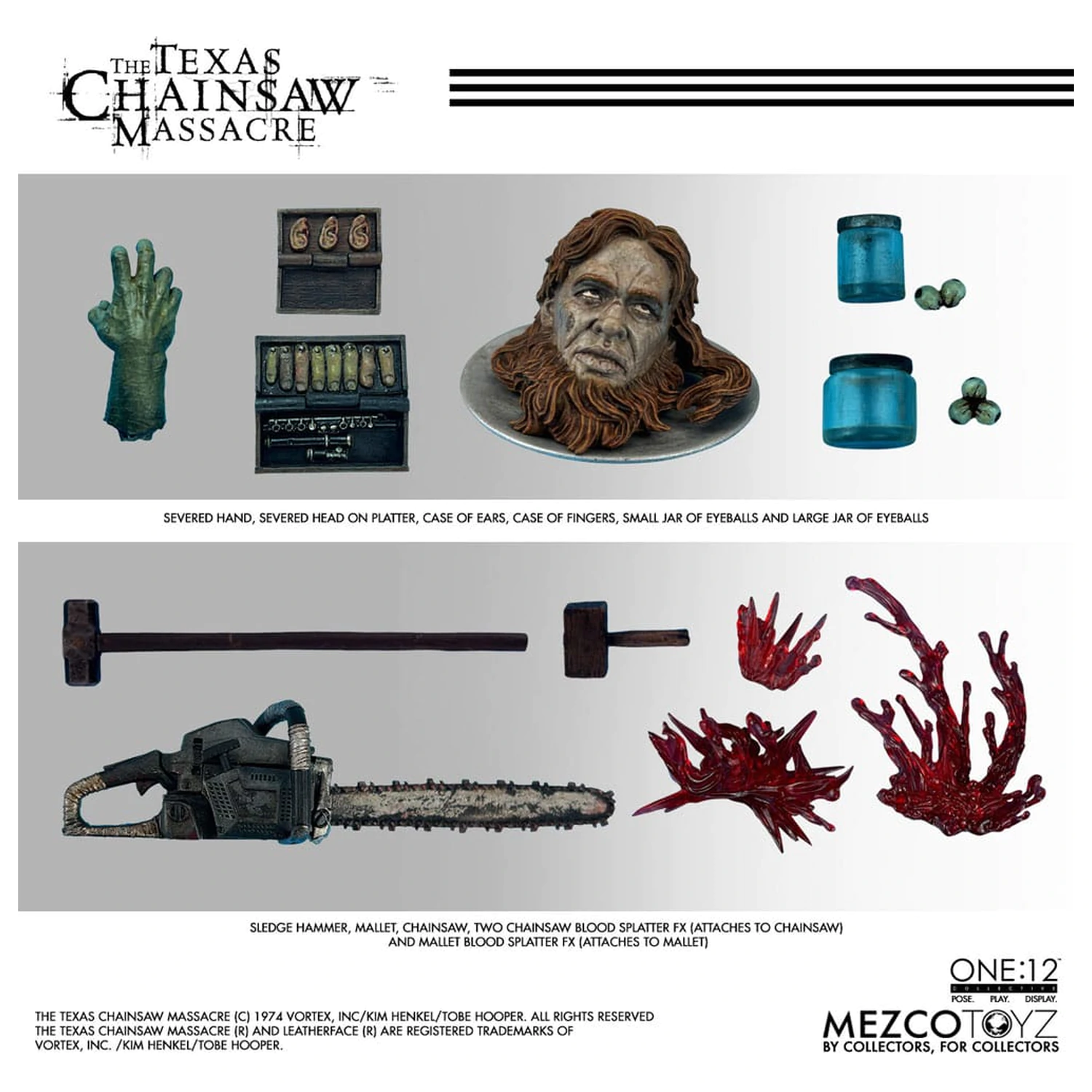 Texas Chainsaw Massacre (2003) Actionfigur 1/12 Leatherface 17 cm Produktfoto