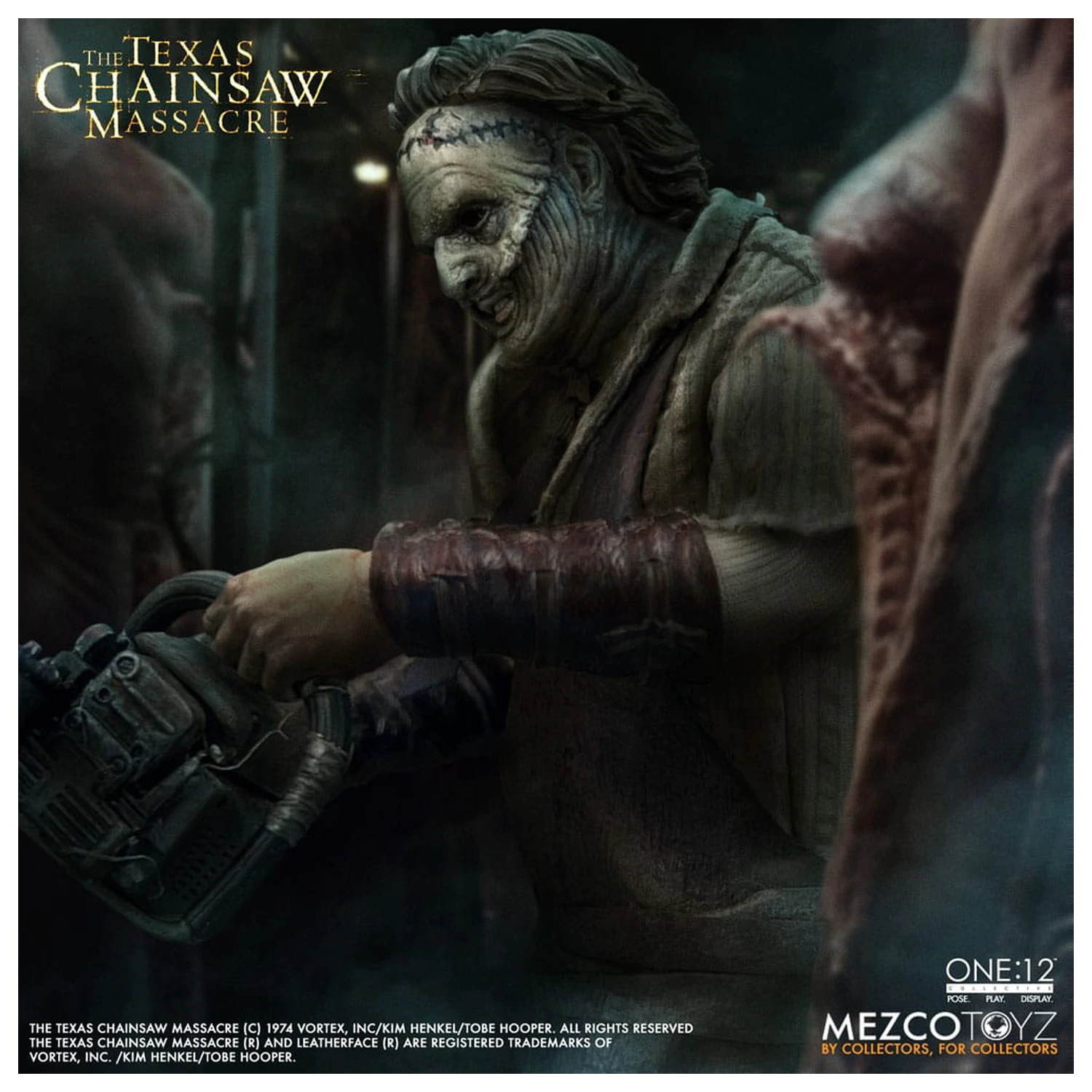 Texas Chainsaw Massacre (2003) Actionfigur 1/12 Leatherface 17 cm Produktfoto