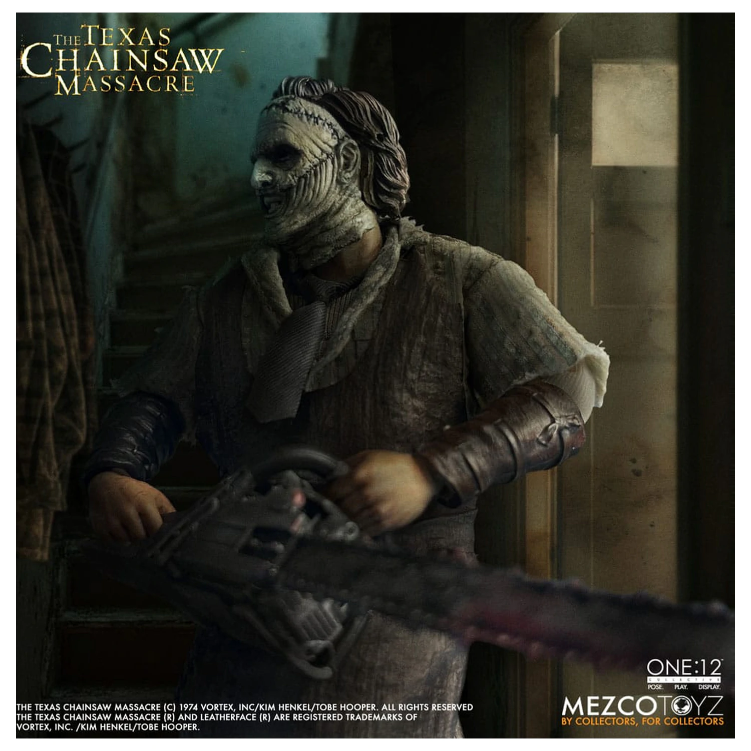 Texas Chainsaw Massacre (2003) Actionfigur 1/12 Leatherface 17 cm Produktfoto