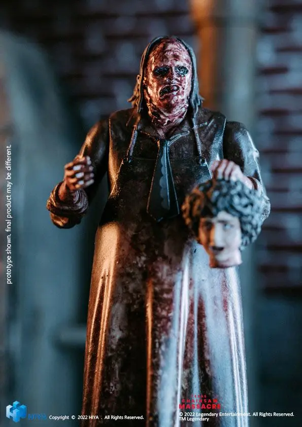 Texas Chainsaw Massacre (2022) Exquisite Mini Actionfigur 1/18 Leatherface Slaughter Version 11 cm Produktfoto