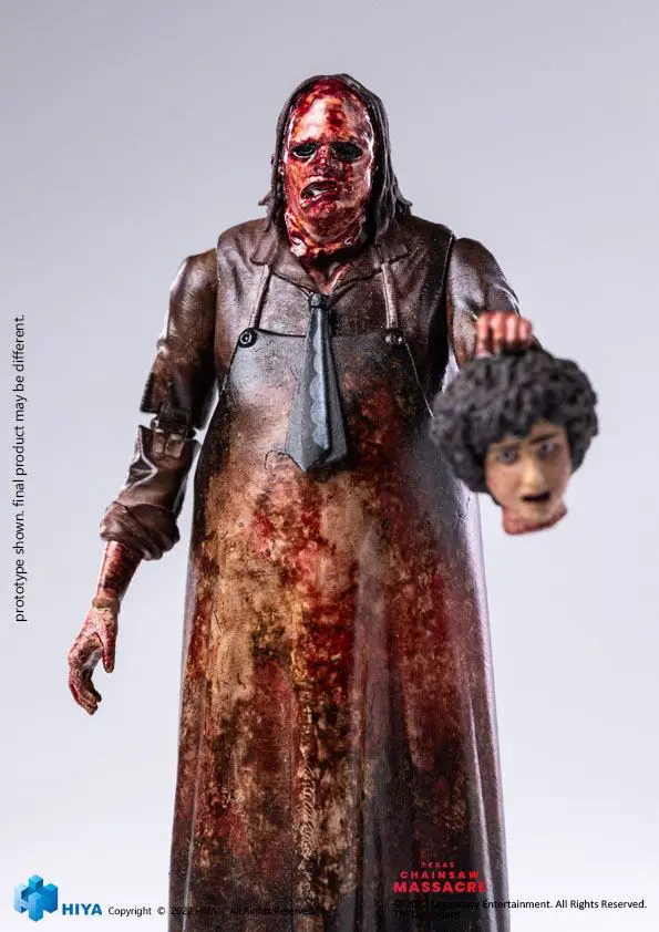 Texas Chainsaw Massacre (2022) Exquisite Mini Actionfigur 1/18 Leatherface Slaughter Version 11 cm Produktfoto