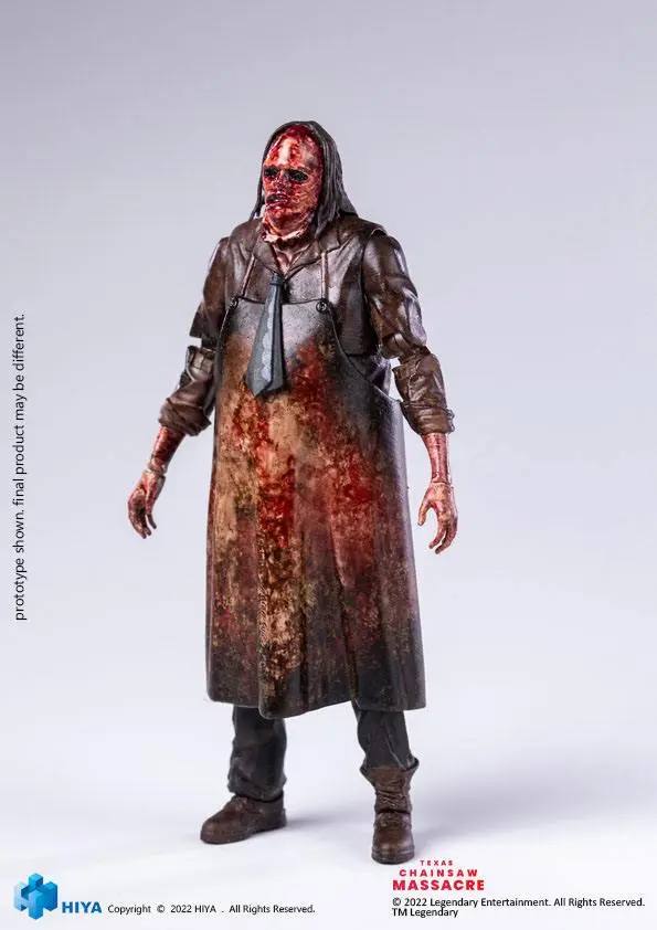 Texas Chainsaw Massacre (2022) Exquisite Mini Actionfigur 1/18 Leatherface Slaughter Version 11 cm Produktfoto