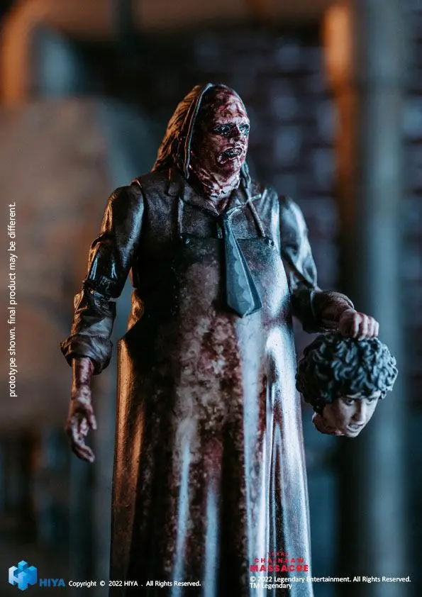 Texas Chainsaw Massacre (2022) Exquisite Mini Actionfigur 1/18 Leatherface Slaughter Version 11 cm Produktfoto