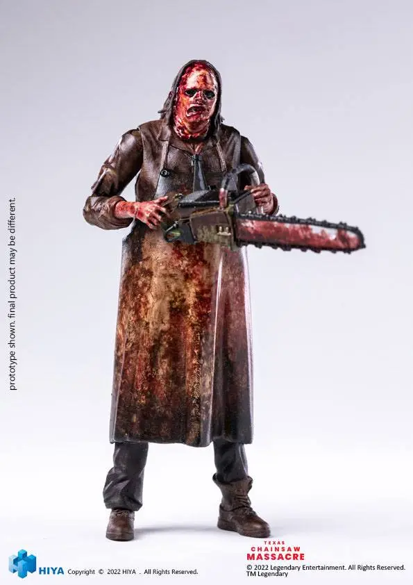 Texas Chainsaw Massacre (2022) Exquisite Mini Actionfigur 1/18 Leatherface Slaughter Version 11 cm Produktfoto