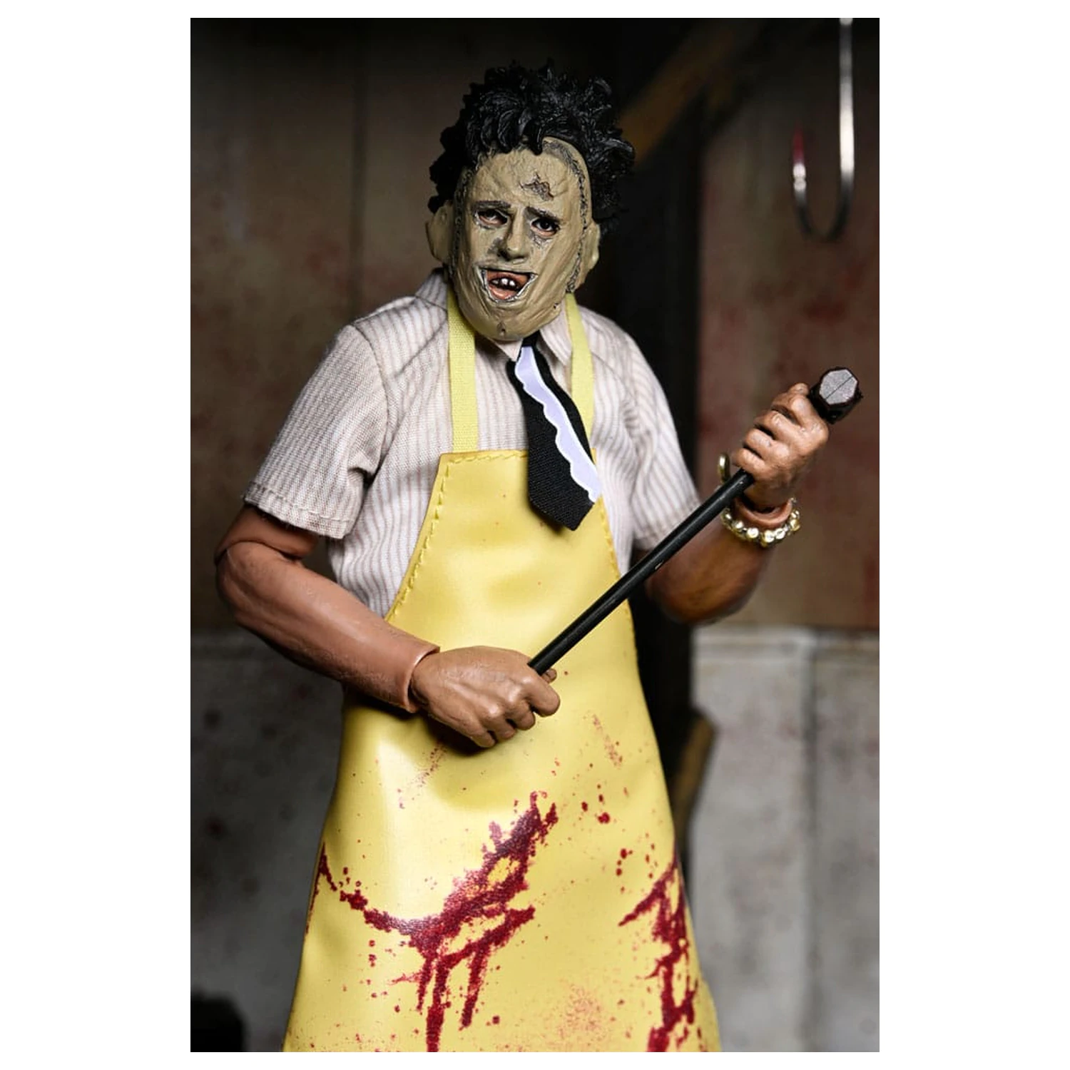 Texas Chainsaw Massacre bekleidete Action-Figur Leatherface 20 cm Produktfoto