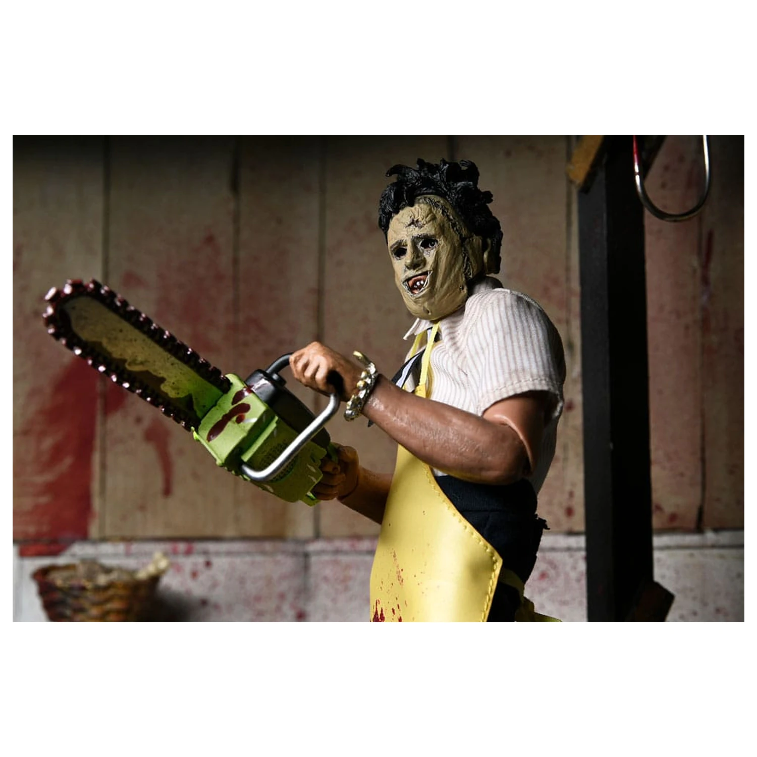 Texas Chainsaw Massacre bekleidete Action-Figur Leatherface 20 cm Produktfoto