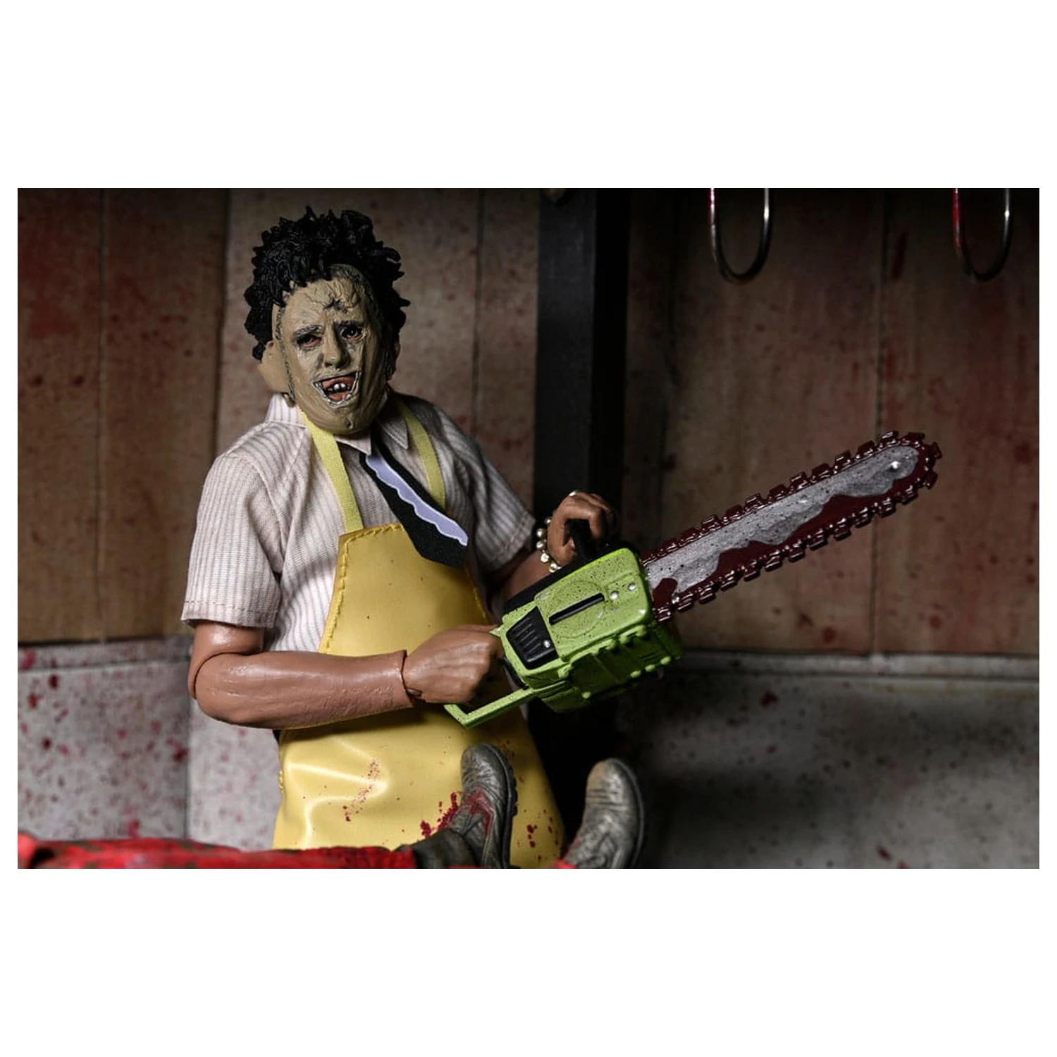 Texas Chainsaw Massacre bekleidete Action-Figur Leatherface 20 cm Produktfoto