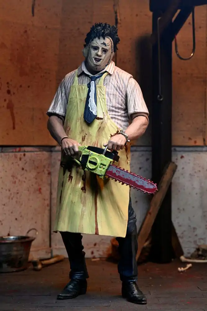 Texas Chainsaw Massacre Clothed Actionfigur Leatherface 50th Anniversary 20 cm Produktfoto