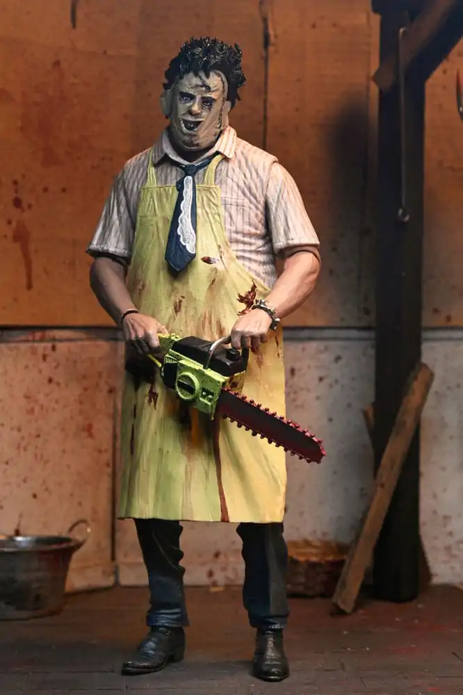 Texas Chainsaw Massacre Clothed Actionfigur Leatherface 50th Anniversary 20 cm Produktfoto