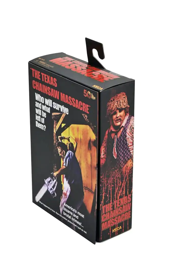 Texas Chainsaw Massacre Clothed Actionfigur Leatherface 50th Anniversary 20 cm Produktfoto