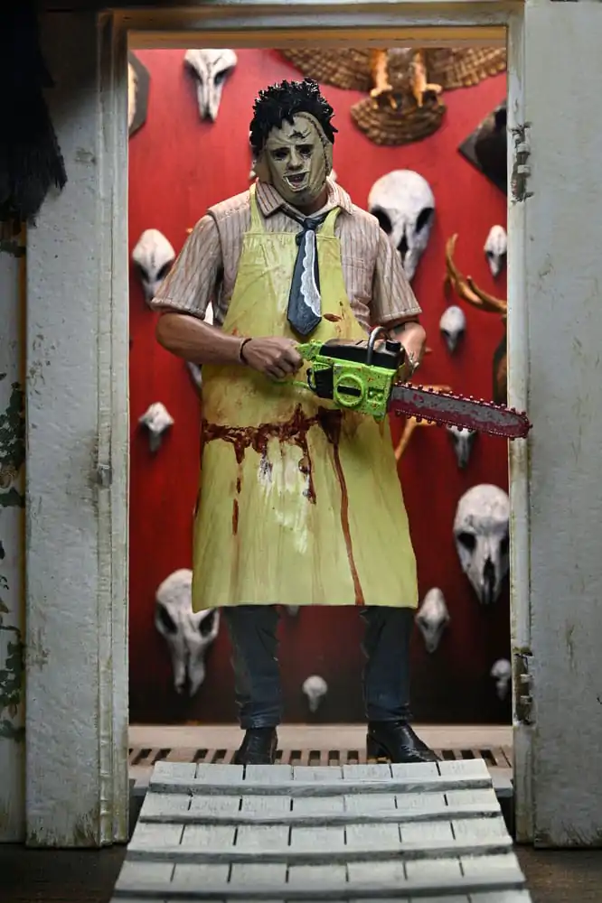 Texas Chainsaw Massacre Clothed Actionfigur Leatherface 50th Anniversary 20 cm Produktfoto