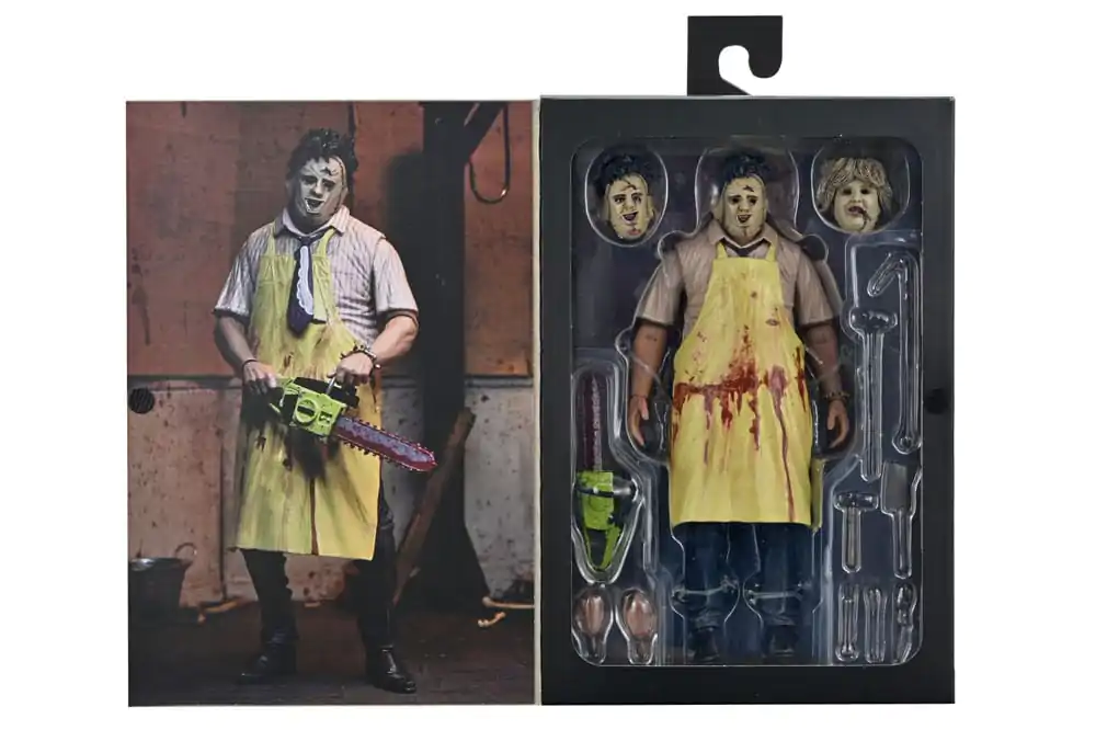 Texas Chainsaw Massacre Clothed Actionfigur Leatherface 50th Anniversary 20 cm Produktfoto