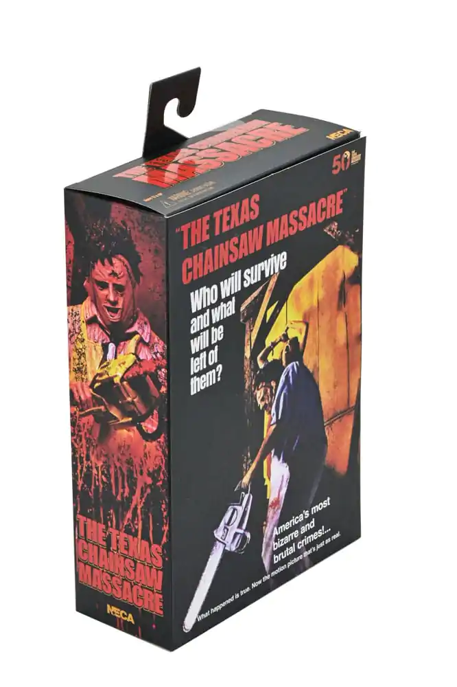 Texas Chainsaw Massacre Clothed Actionfigur Leatherface 50th Anniversary 20 cm Produktfoto