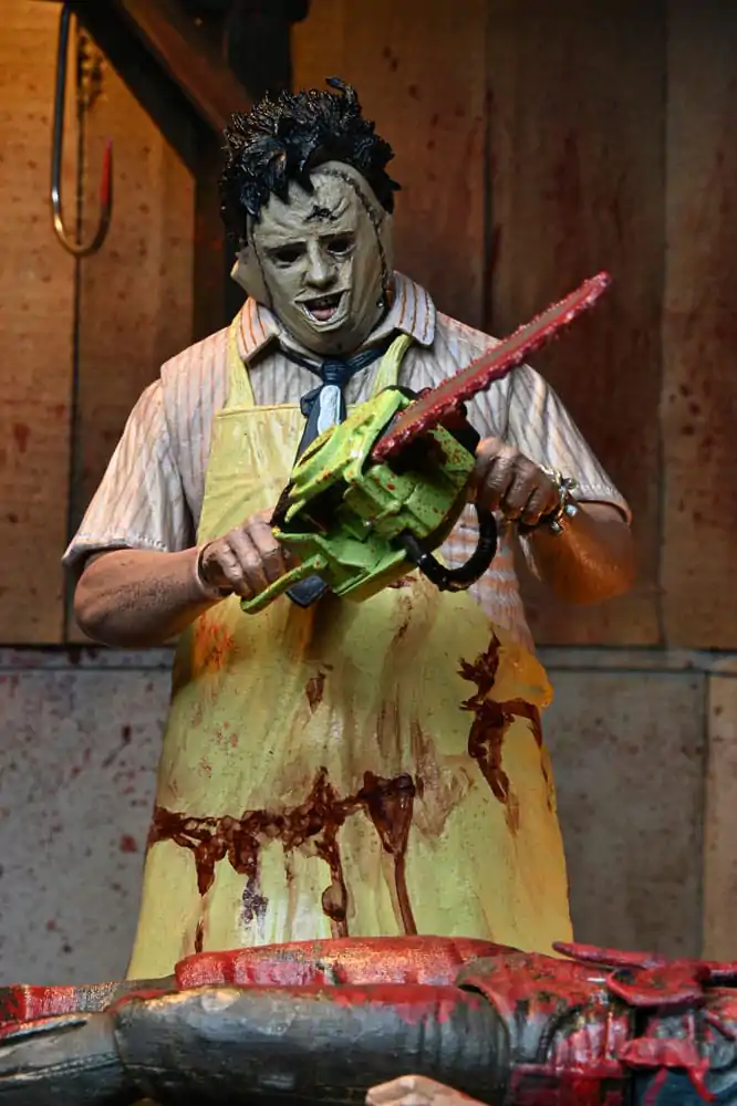 Texas Chainsaw Massacre Clothed Actionfigur Leatherface 50th Anniversary 20 cm Produktfoto