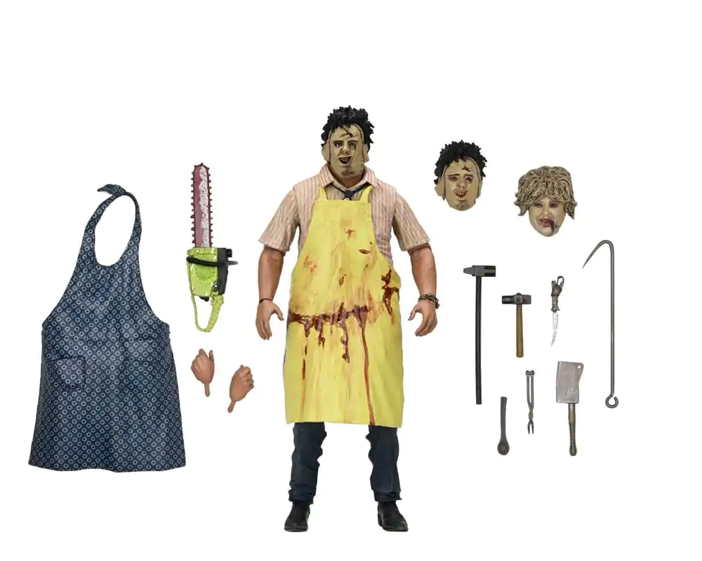 Texas Chainsaw Massacre Clothed Actionfigur Leatherface 50th Anniversary 20 cm Produktfoto