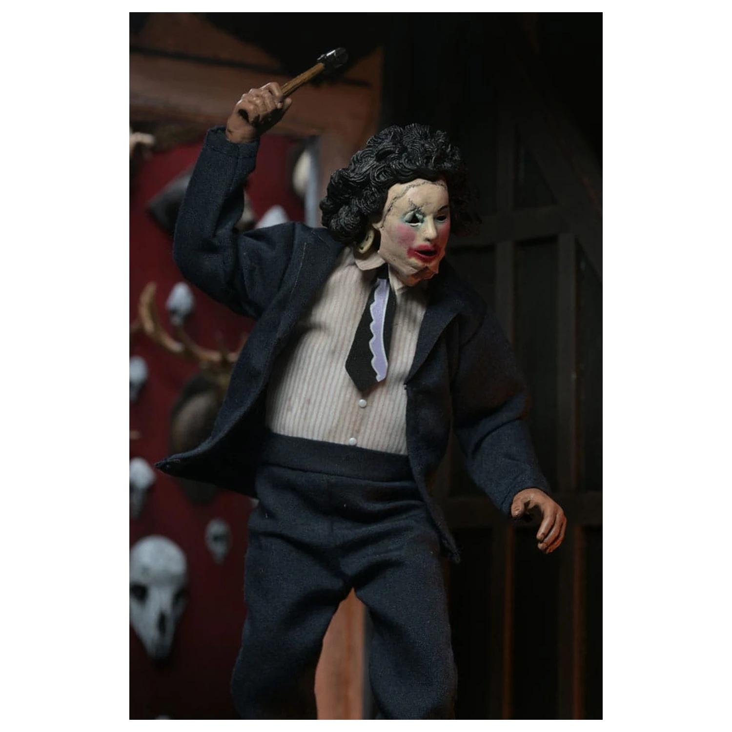 Texas Chainsaw Massacre Bekleidete Actionfigur Pretty Woman Leatherface 20 cm Produktfoto