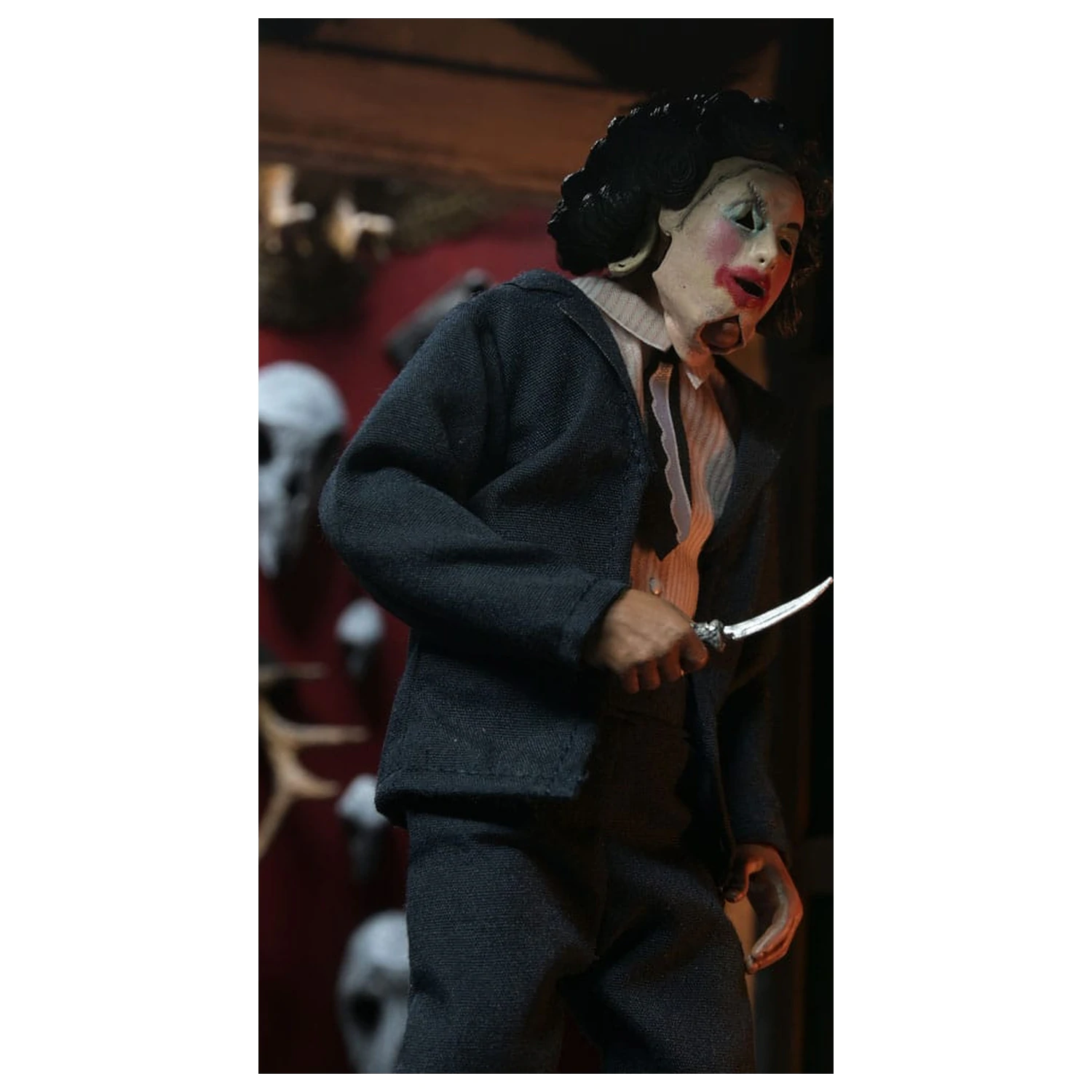 Texas Chainsaw Massacre Bekleidete Actionfigur Pretty Woman Leatherface 20 cm Produktfoto