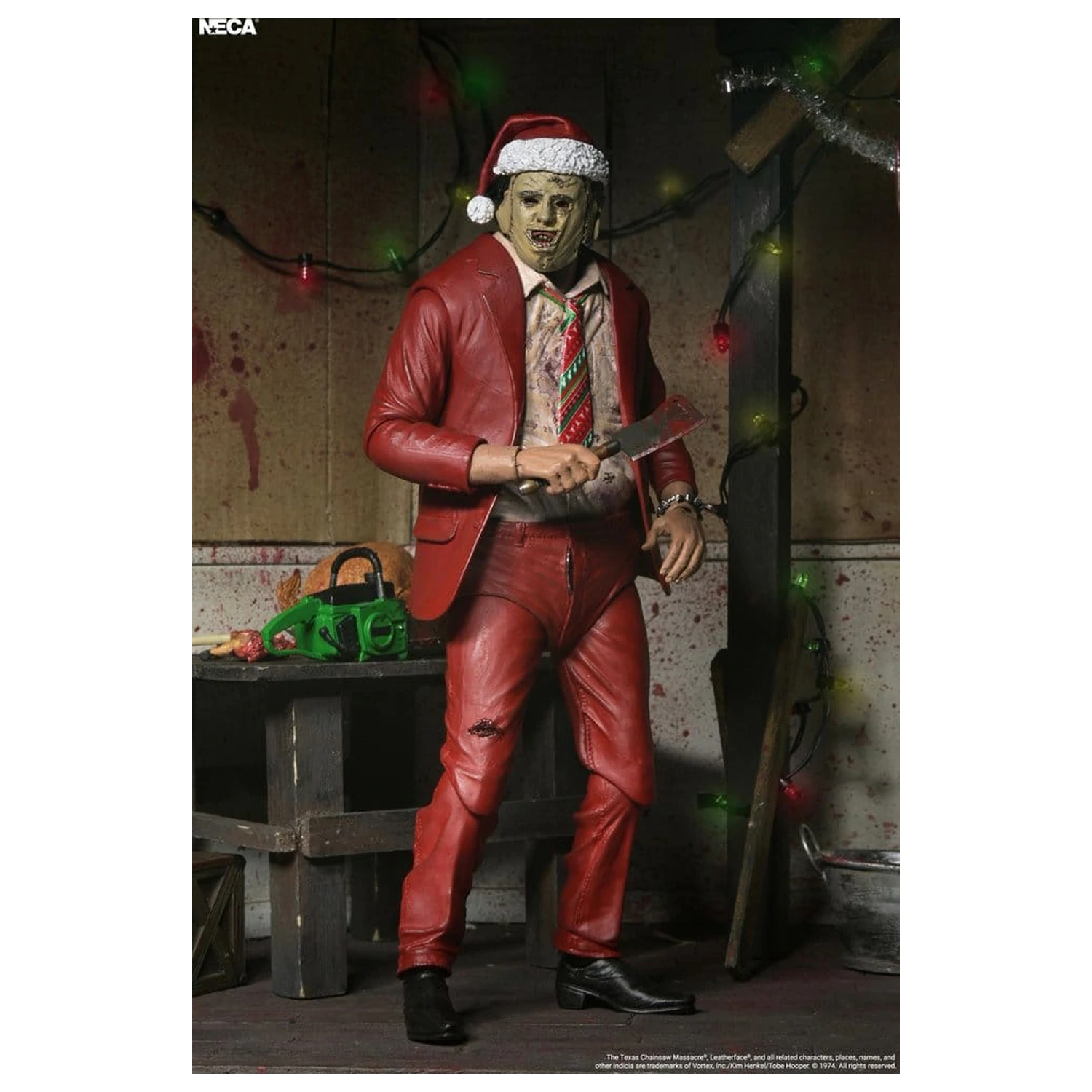Texas Chainsaw Massacre Ultimate Actionfigur Santa Leatherface 18 cm Produktfoto