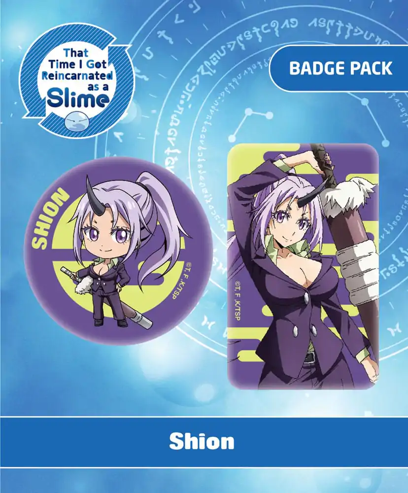 That Time I Got Reincarnated as a Slime Ansteck-Buttons Doppelpack Shion Produktfoto