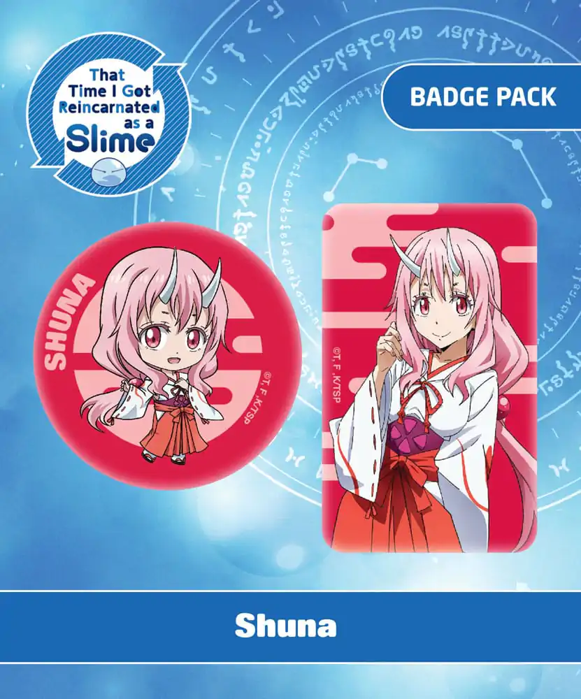 That Time I Got Reincarnated as a Slime Ansteck-Buttons Doppelpack Shuna Produktfoto