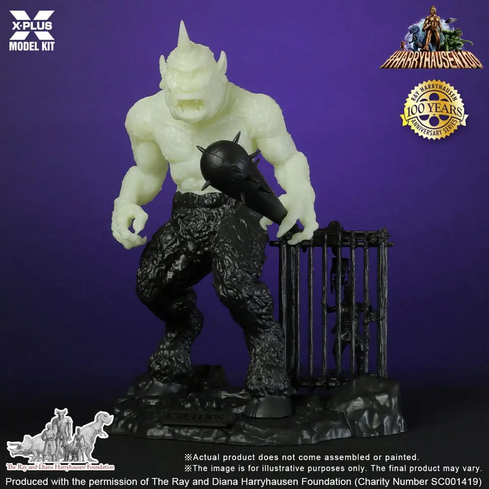 The 7th Voyage of Sinbad Statue 1/35 Ray Harryhausens Cyclops Glow in the Dark Edition 24 cm Produktfoto