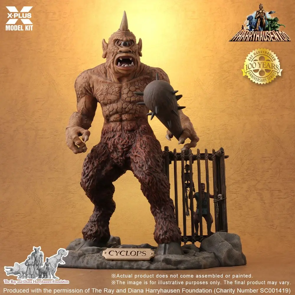 Sindbads siebente Reise Model Kit 1/8 Ray Harryhausens Cyclops 23 cm Produktfoto