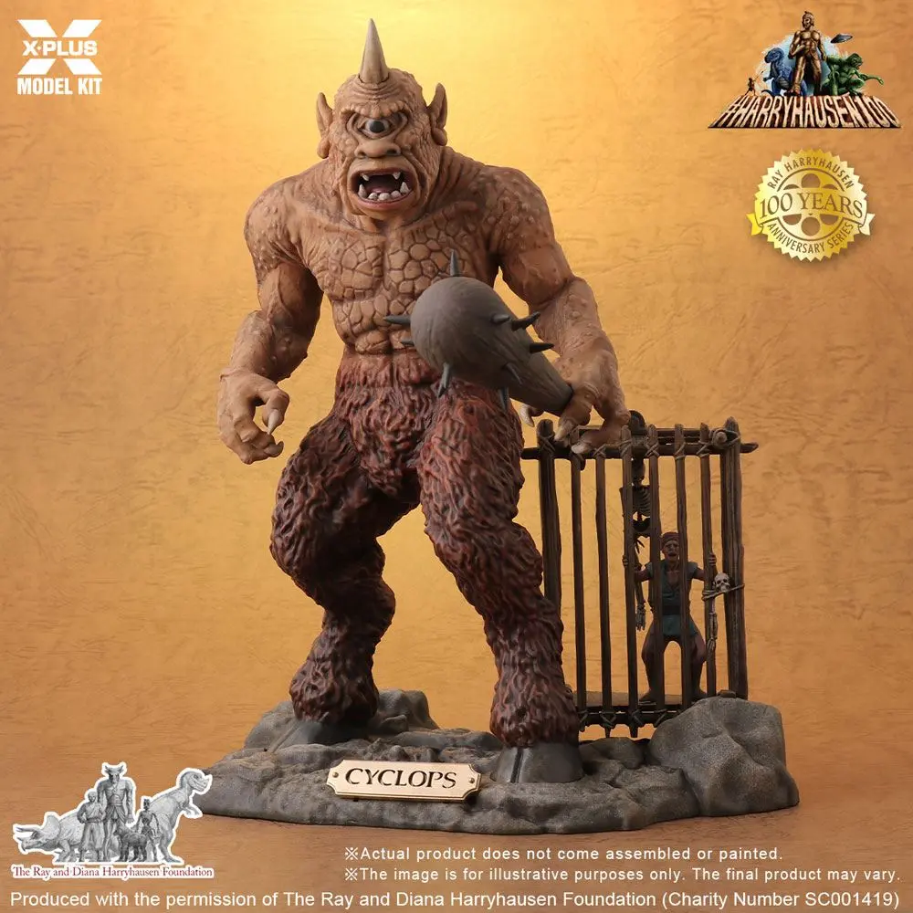 Sindbads siebente Reise Model Kit 1/8 Ray Harryhausens Cyclops 23 cm Produktfoto