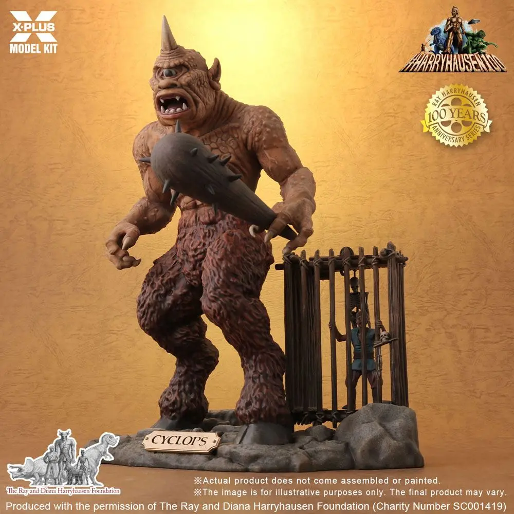 Sindbads siebente Reise Model Kit 1/8 Ray Harryhausens Cyclops 23 cm Produktfoto