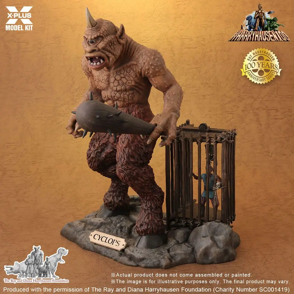 Sindbads siebente Reise Model Kit 1/8 Ray Harryhausens Cyclops 23 cm Produktfoto