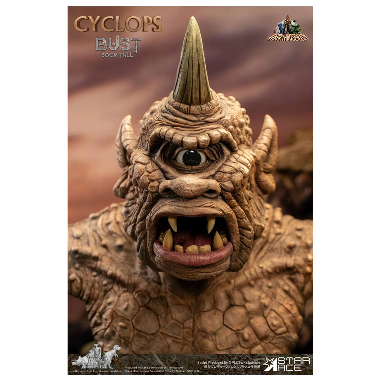 The 7th Voyage of Sinbad Büste Ray Harryhausens Zyklop 50 cm Produktfoto